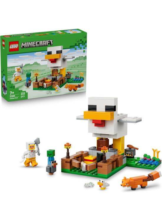Construcción y Aventura: El Set LEGO Minecraft de la Granja de Gallinas