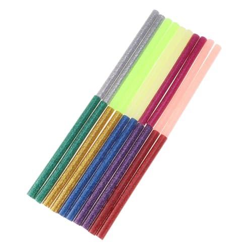 NIYANGLE 72 piezas Barras Adhesivas Termofusibles de Colores con Purpurina Mini Barras para Manualidades Reparación y Unión Papel Vidrio Plástico y Madera para Proyectos DIY y Decoración