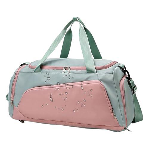Bolsa Deportiva para Gimnasio - Bolso Deportivo con Compartimento para Zapatos | Mochila Fitness Impermeable con Compartimento Zapatos para Viaje Gimnasio Estudiantes Natación Fútbol