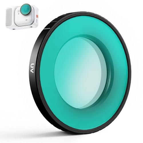 Haoge GO Ultra Lerns - Filtro UV para accesorio de cámara Insta360 GO Ultra, filtro de protección de lente multicapa para Go Ultra, marco ultra delgado, vidrio óptico HD con protector de pantalla