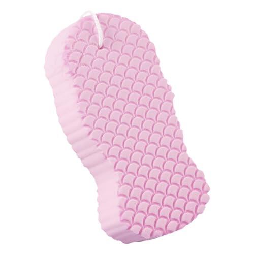 Frfik Esponja para la ducha | Exfoliantes corporales 3D – Exfoliantes reutilizables para uso familiar, spa, baño, ducha, hotel, viajeros