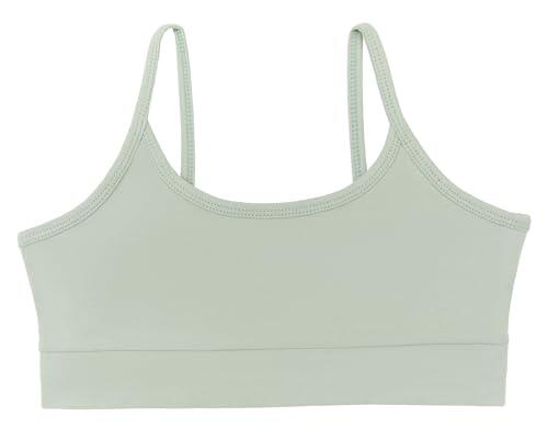 ALBERO NATUR Camiseta interior de algodón orgánico para niñas Bustier BHS, Verde iceberg, 140