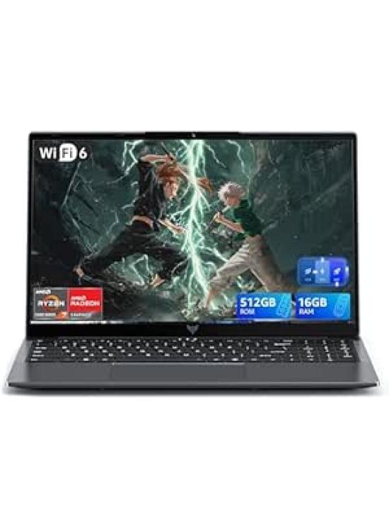 ACEMAGIC Ordenador Portátil Procesador Ryzen 7 5700U Hasta 4,3 GHz, 8 Núcleos 16 Hilos, 16GB DDR4 512GB SSD Expansión 2TB, 15,6 Pulgadas Portatil FHD, WIFI 6, BT5.2, HDMI, Type-C, USB 3.2, Laptop Gris