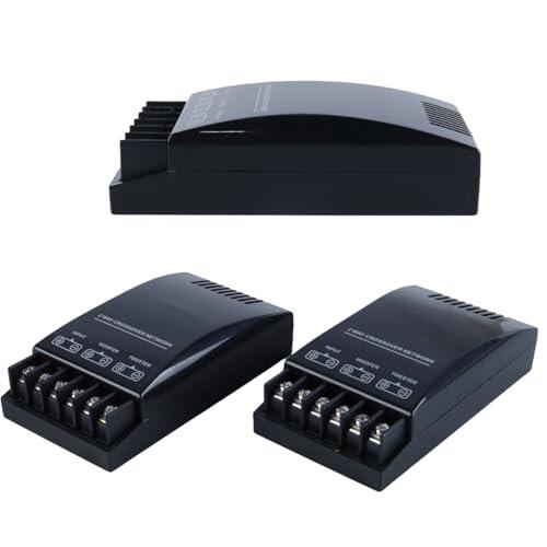 Durlo 2 Crossovers electrónicos, redes de cruce pasivo de audio bidireccional para automóvil, herramienta de amplificación de sonido