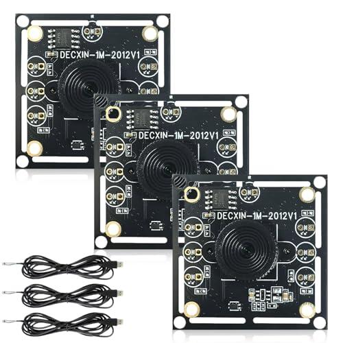 OV9732 - Módulo de cámara (3 unidades, USB, 1280 x 720, 30 fps, HD, gran angular de 100 grados, con cable de 2 m, compatible con sistema de cámara Autodart, alta calidad de imagen para proyectos de