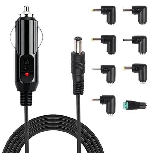 12V3A 36W Cargador Universal para Coche, 1,2 m Conector de DC 5,5 x 2,1mm