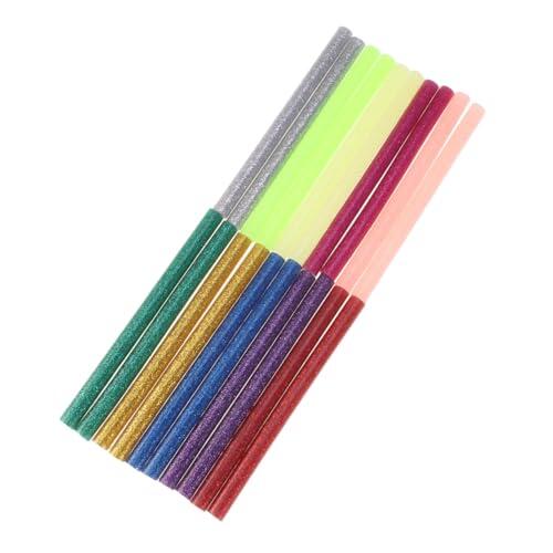 HONITANO 72 piezas Barras de Pegamento Termofusible con Purpurina Colores Surtidos para Manualidades DIY Reparación y Unión Papel Vidrio Plástico Madera