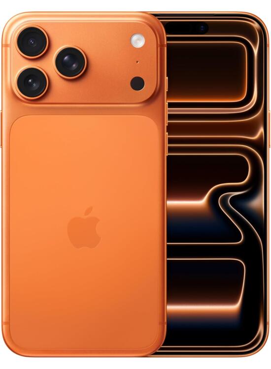 Apple iPhone 17 Pro MAX de 256 GB: Pantalla de 6,9 Pulgadas con Promotion, Chip A19 Pro, la Mayor autonomía en un iPhone, Sistema de cámaras Pro Fusion, cámara Frontal Center Stage; Naranja cósmico