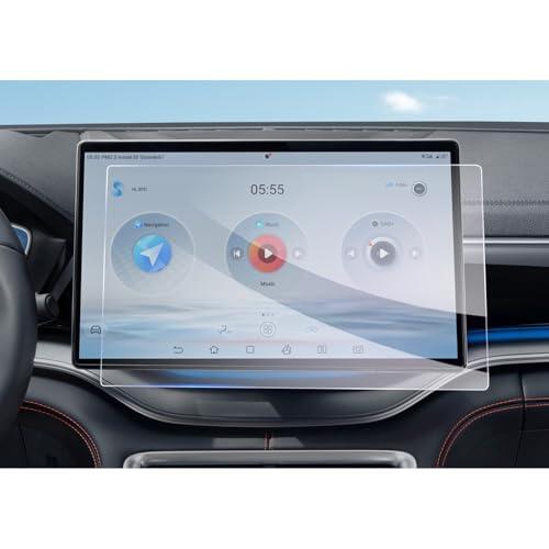 GAFAT Compatible con BYD Seal U DM-i EV/Sealion 7/Tang 2025 2026 2027 15,6" Navegación Protector de Pantalla, de Vidrio para 15,6" Seal U DMi Accesorios Touchscreen, Antigolpes, 9H Antiarañazos