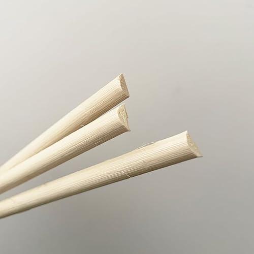Ratan Natural por metros, Listón de Ratán Medio Redondo – Ø 10 mm, 250 g, Ideal para Muebles, Cesto Cesta Mimbre Rollo Cinta de Mimbre Rejilla spline de Rattan Reparación y Manualidades aprox. 13 m