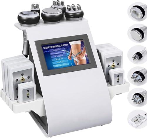 40Khz Radiofrecuencia Cavitación Producto De Belleza, 6 En 1 Anticelulítico Celulitis Masajeador Facial Levantamiento De Cuerpo Conformado Adelgazamiento Máquina para Quemar Grasa Instrument
