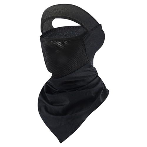 Rrlihjgu Máscara facial con protección UV | protección facial de verano con protección solar, UPF 50, pañuelo para el cuello para mujer y hombre, verano, ciclismo, camping, golf, motocicleta, esquí