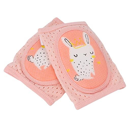 ZJchao Rodilleras Antideslizantes para Bebés Rodilleras Transpirables para Niños Pequeños para Arrastrarse Protectores de Rodilla para Bebés con Cierre Elástico Acolchado Grueso de