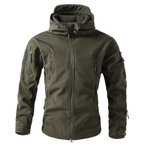 Genérico Caza Hombre Chandal Caza Camuflaje Ropa Tactica Entretiempo Uniforme Aire Libre Resistente Impermeable Casual Militar Invierno Talla Grande Chaquetas Militares Hombre XL
