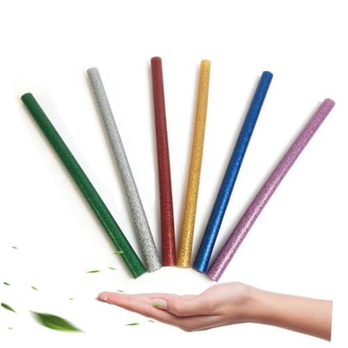 minkissy 72piezas Barritas De Pegamento Termofusible Purpurina De Colores Mini Barritas Adhesivas Termofusibles Para Manualidades Proyectos De Bricolaje y Reparaciones