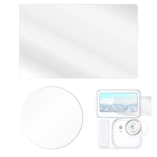Sinbana 3uds Protectores Pantalla para Insta360 GO Ultra, Protector de Pantalla con Alcohol en Polvo Lentes y Paño Limpieza para Insta360 GO Ultra