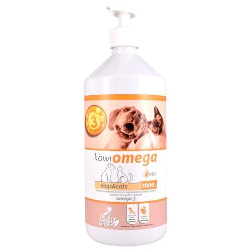 Aceite de Salmón Kowi Omega 3 para Perros y Gatos 1 Litro