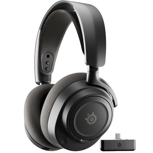 SteelSeries Arctis Nova 7X Wireless Gen2 Auriculares Gaming multiplataforma -Control de App en Tiempo Real -Más de 50 h -Controladores magnéticos de neodimio -2,4 GHz y Bluetooth -Xbox,PC,Switch1/2