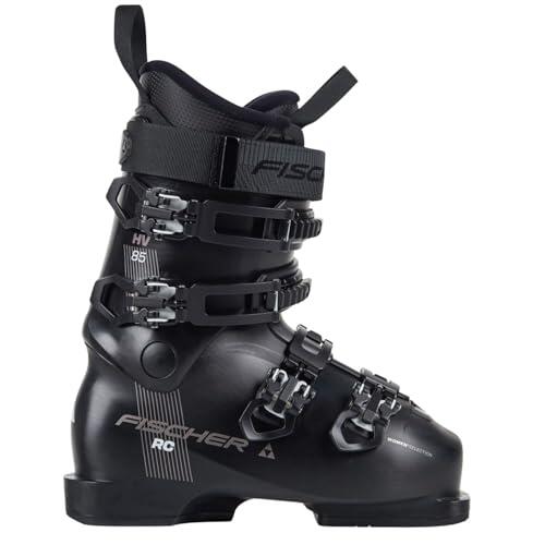 Fischer RC 85 Black MP - Botas de esquí para mujer, color negro, 27-27,5, comodidad para pies anchos