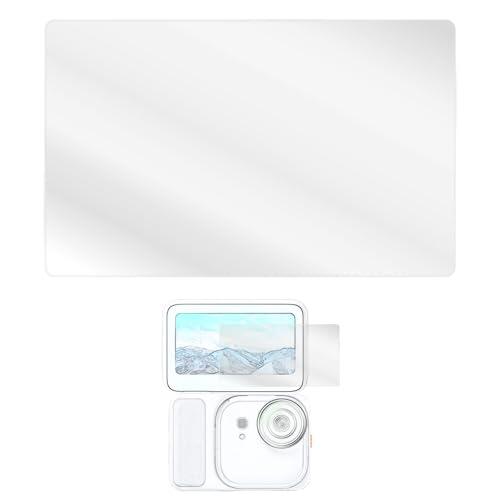 Sinbana 3uds Protector de Pantalla para Insta360 GO Ultra, Protector de Pantalla Vidrio Templado Alta Definición con Alcohol Pegatinas Antipolvo y Paño Limpieza
