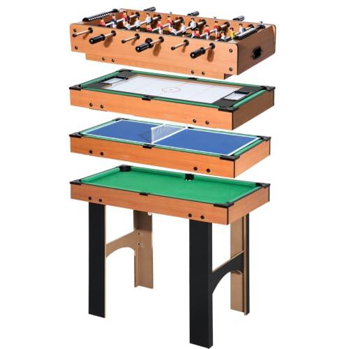 Diversión a Escala Reducida: Análisis de la Mini Mesa Multijuegos 4 en 1 HOMCOM