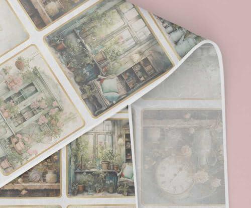 Papers For You - Papel de Arroz para Decoupage 54x33 cm | 25-30 g | Diseño Still Life: Furniture I | Manualidades y Scrapbooking