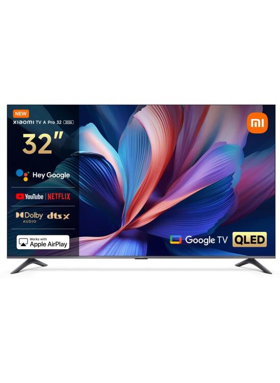 XIAOMI QLED 32" A Pro 2026 UltraHD 4K Dolby Audio Google TV