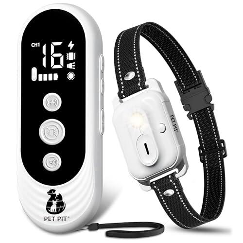 Guía completa sobre el collar de adiestramiento PET PIT con control remoto y alcance de 3 km