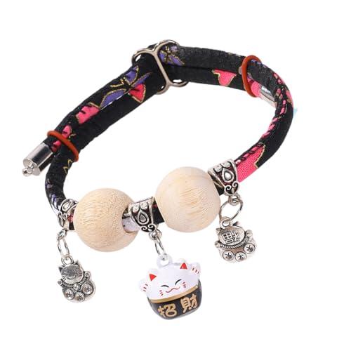 Collares de Cedro para Gatos: Protección y Comodidad en Negro Elegante