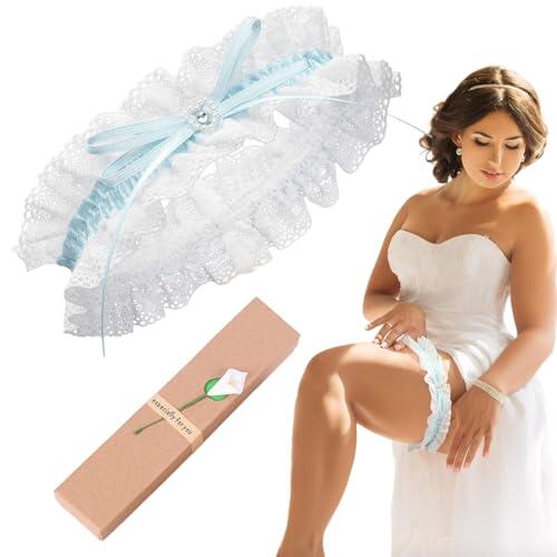 Liga Azul De Novia Incluida, Regalo De Amor Para La Novia, Liga Azul De Novia Como Regalo De Decoración Para La Boda, Novia