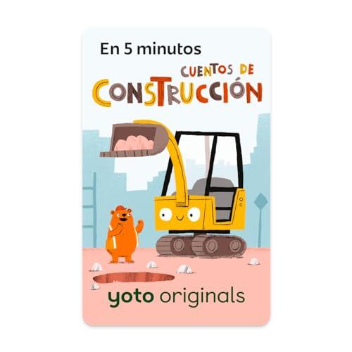 YOTO En 5 Minutos: Cuentos de construcción (Castilian) – Tarjeta audiolibro en español. Cuentos para niños sin Pantallas, Ideales para Jugar, Dormir o Viajar. Compatible Player. Edad 4+.