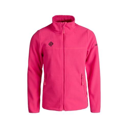 Izas Padru Polar Fleece para Niños. Forro Polar Cálido y Suave, Ideal para Actividades al Aire Libre y Climas Fríos. Diseño Cómodo y Ligero con Cremallera Completa. Color Fucsia Fluor