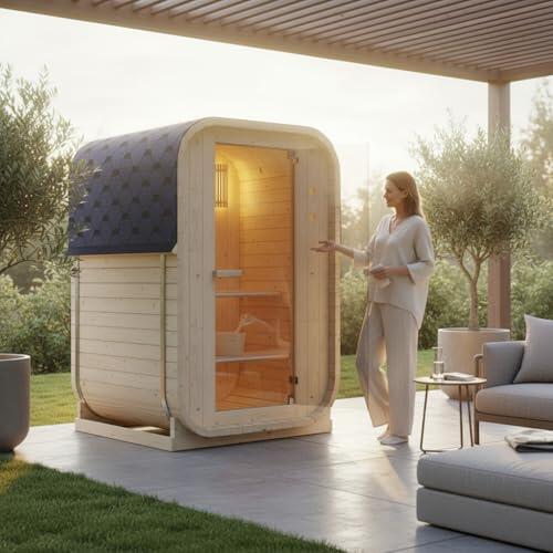 Tu propio spa en casa: Descubre la sauna de barril WELCON Easyheat Solo