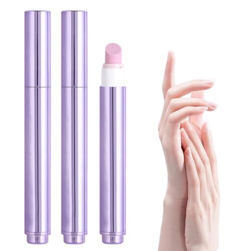 Kit de 3 Bolígrafos 3 en 1 para Cuidado de Uñas - Empujador de Cutículas con Punta de Cerámica y Aceite Hidratante - Hidrata, Fortalece y Brinda Brillo Profesional