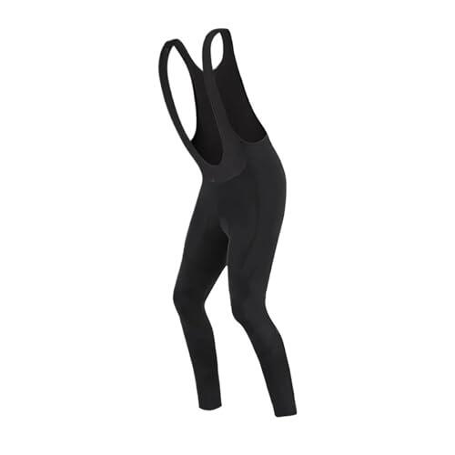ZNJAMN Culotte con Tirantes De Ciclismo Winter Cycling Bib Pants Classic Black Thermal Fleece Long Men Bicycle Riding Shorts Sports Running para Ciclismo(Black01,M)