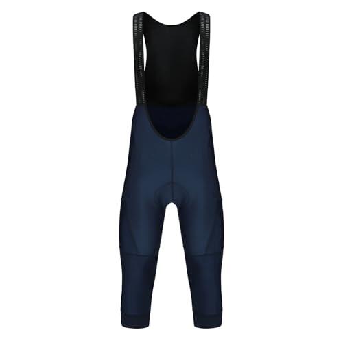 Culotte con Tirantes De Ciclismo Pantalones con Tirantes de Ciclismo for Hombre, 2 Bolsillos, 3/4, Verano, Primavera y otoño, Pantalones for Bicicleta, Ropa Pns para Ciclismo(Blue,L)
