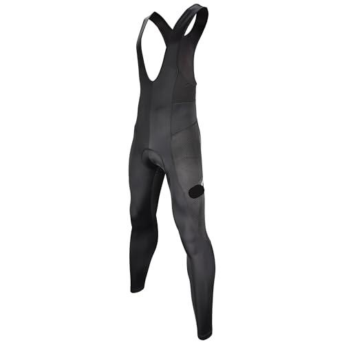 ZNJAMN Culotte con Tirantes De Ciclismo Pantalones con Tirantes de Ciclismo for Hombre, Pantalones Largos Almohadilla Gel for, Transpirables, Ajustados, for Montar en 6 Horas para Ciclismo(L)
