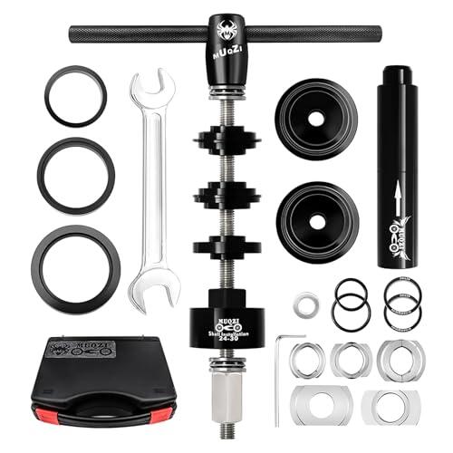 NEWFUN Extractor Rodamientos Bicicleta, Kit de Parte Inferior de Bicicleta, Kit Herramientas Bicicleta, para Montar y Desmontar el Pedalier BB86/30/92/PF30, Pedalier de Bicicleta (Black)