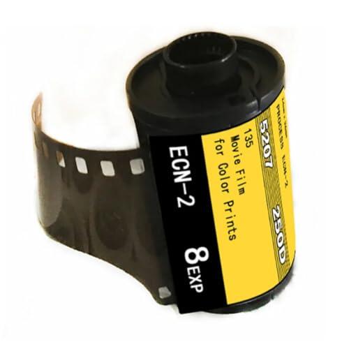 Jemcgrl Película Negativa en Color ECN-2 de 35 mm Rollo de Película en Color para Cámara 8EXP de 35 mm para 135 Cámaras NT Película en Color Tipo 135