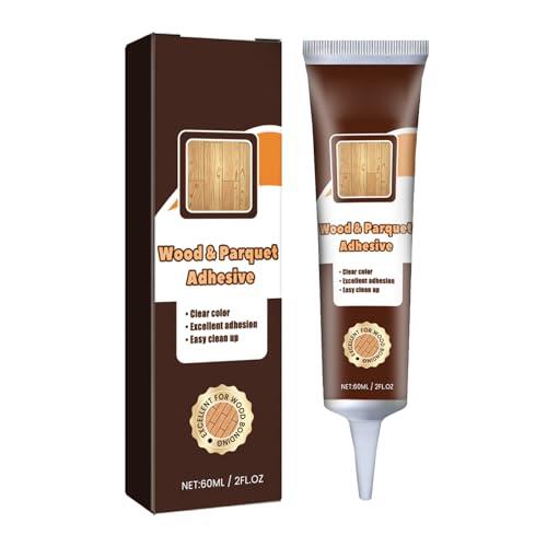 KOAHDE Pegamento Madera Extrafuerte,Pegamento para Madera,Pegamento Fuerte para Madera,60ml,Reparación de Grietas en Mesas y Sillas de Suelo de Muebles de Calidad