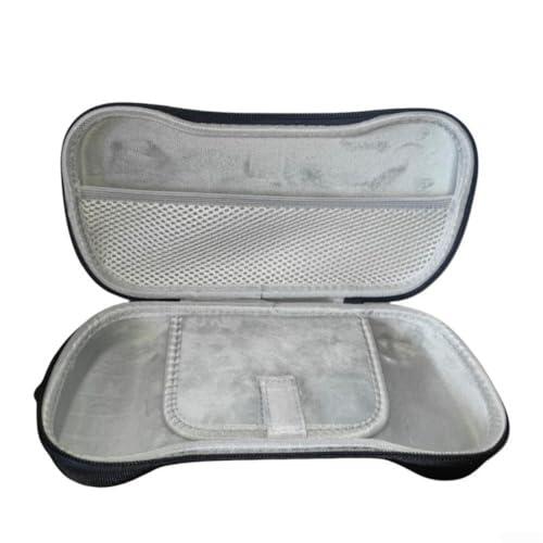 Feegow Funda rígida de transporte para consola de juegos Anbernic RG557/RG556 retro, caja de almacenamiento de viaje, 25 x 12 x 5 cm, color negro