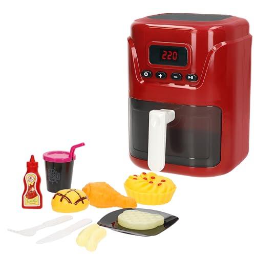 ColorBaby My Home Freidora de Aire de Juguete, Luz y Sonido, Incluye Accesorios, Juguetes simbólicos, Juego de cocinar, Juegos para niños y niñas, Regalos niños, A Partir 24 Meses (39358)