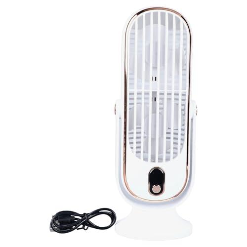 Ventilador De Escritorio Sin Escobillas Alimentado Por USB Torre Enfriamiento Silenciosa Ajustable 5 Velocidades Con Pantalla LED Para Hogar Oficina Dormitorio Enfriamiento Silencioso Y