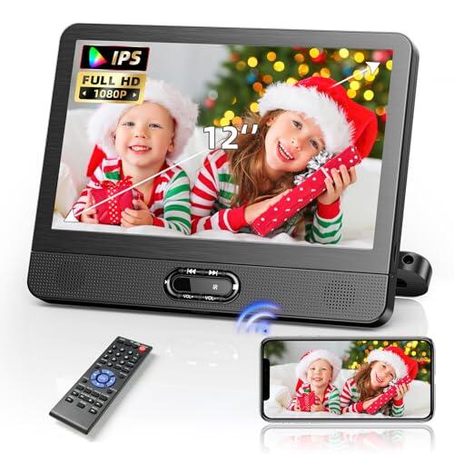 Arafuna Reproductor DVD Portátil 12" para Coche con Pantalla HD