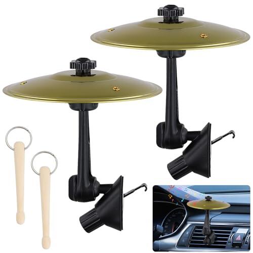Lleva la música a todas partes con el platillo de batería para coche Catime