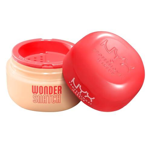 NYX Professional Makeup Wonder Snatch Powder, Polvos Fijadores del Maquillaje, 16H de Fijación, A Prueba de Sudor y Manchas, Acabado Impecable, Fórmula Vegana, Tono: Peach Pose