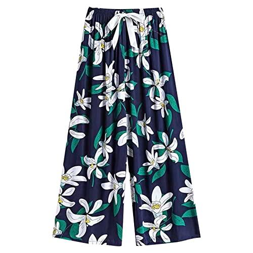 Generisch Pantalones de ocio para mujer con forma de pierna ancha para una comodidad relajada, elegante libertad de movimiento en diseño moderno para mujeres exigentes, H, Talla única
