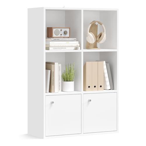 Orden y Estilo Minimalista: Análisis de la Estantería VASAGLE de 3 Niveles con Puertas
