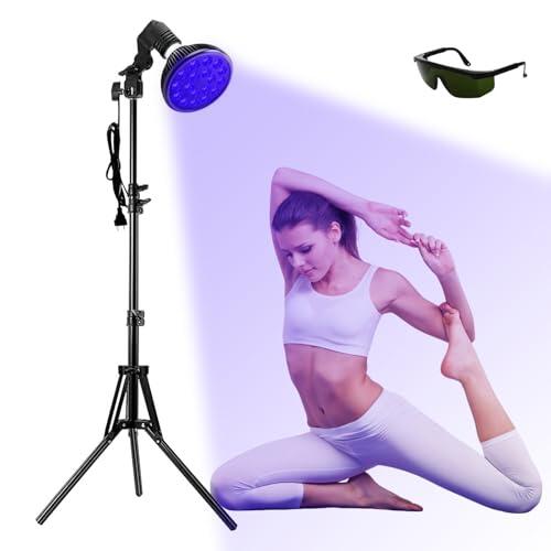 Lámpara de Bronceado, Solarium para el Hogar, Luz Diurna de Bronceado Facial, Para Facial y Cuerpo, Dispositivos de Bronceado-Ayuda,54 W&390nm&UVA