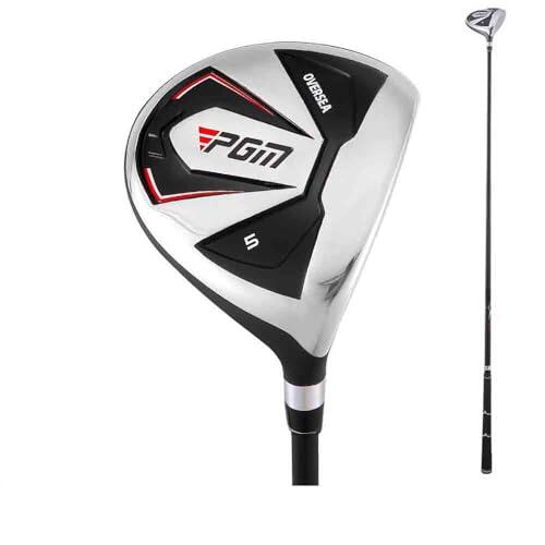 Palo de golf híbrido de madera para diestros o zurdos #1/#3/#5/4H, eje de grafito de madera para hombres, mujeres, golfistas, conductores, deportes de calle (derecha, #5, negro)